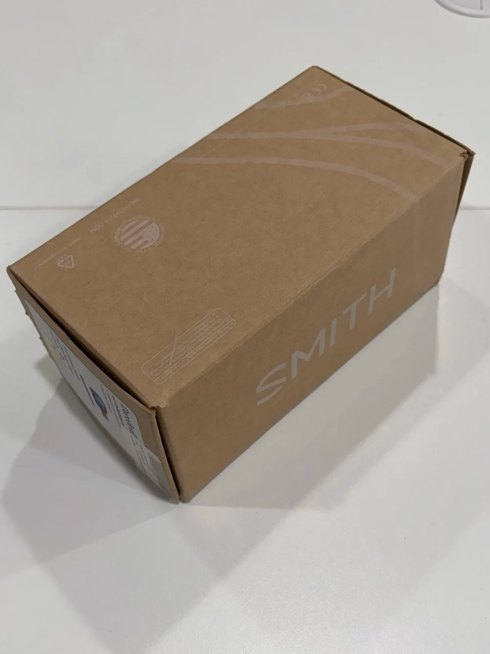 Smith Junior Daredevil Goggles Blue Sensor Mirror Lens Red Swirl NWT Kids